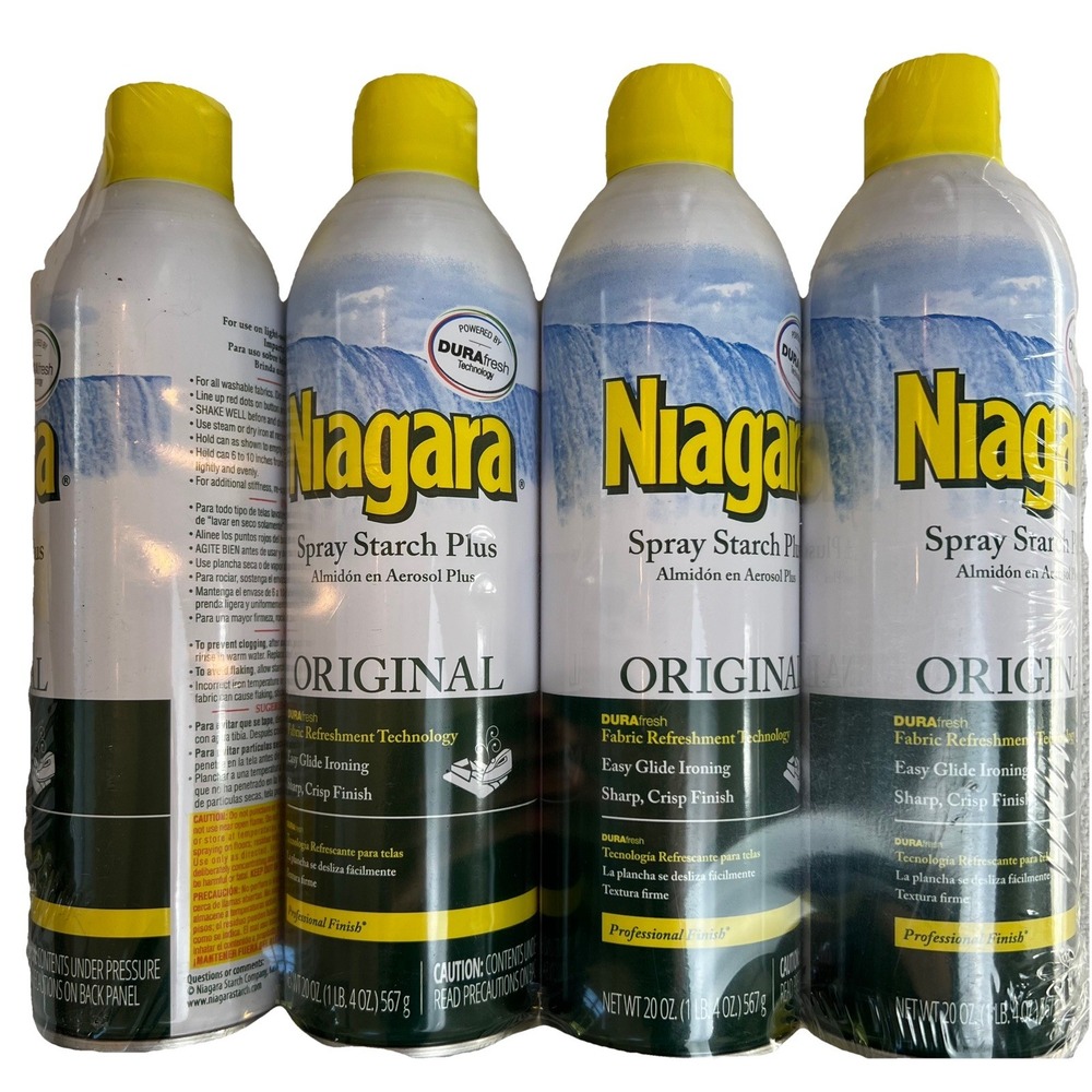 Niagara Original Spray Starch (4-pack, 20 oz) - 1.25 Pound (Pack of 4)